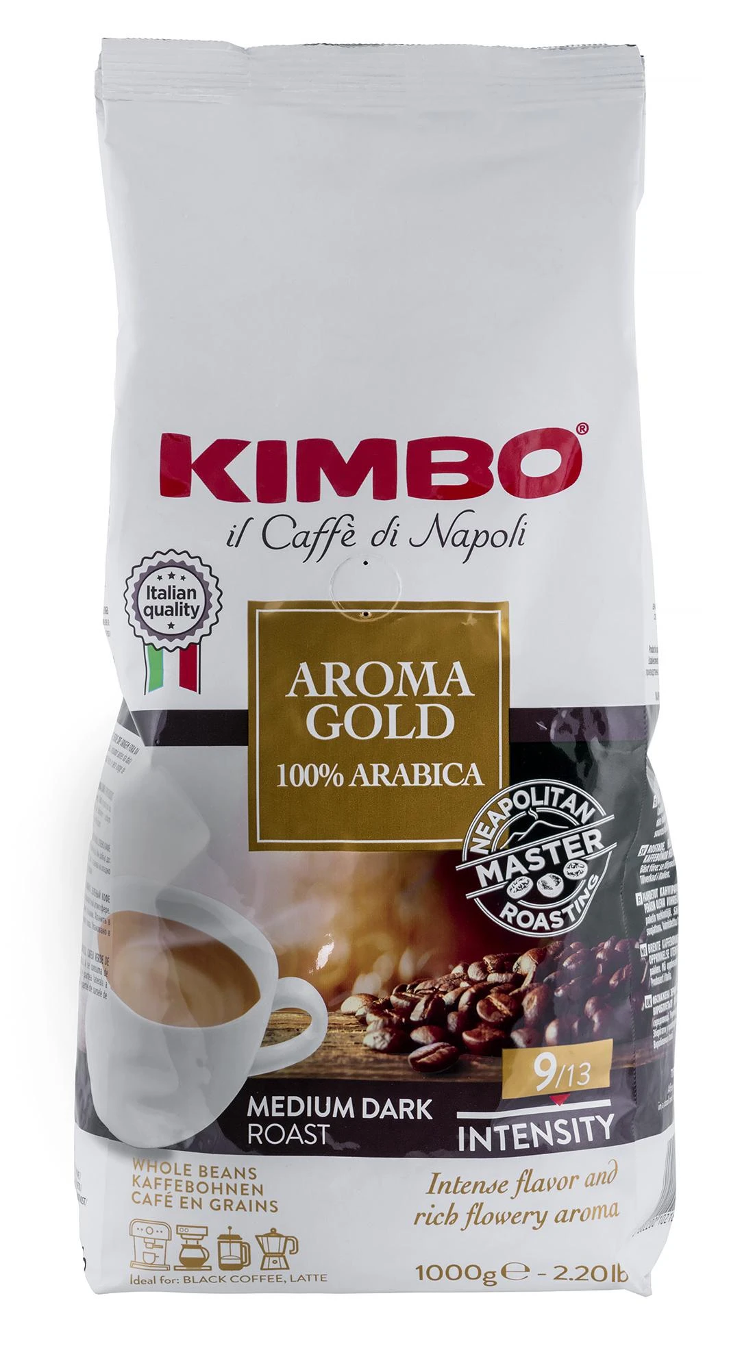 Kavos pupelės KIMBO Espresso Napoli, 1kg