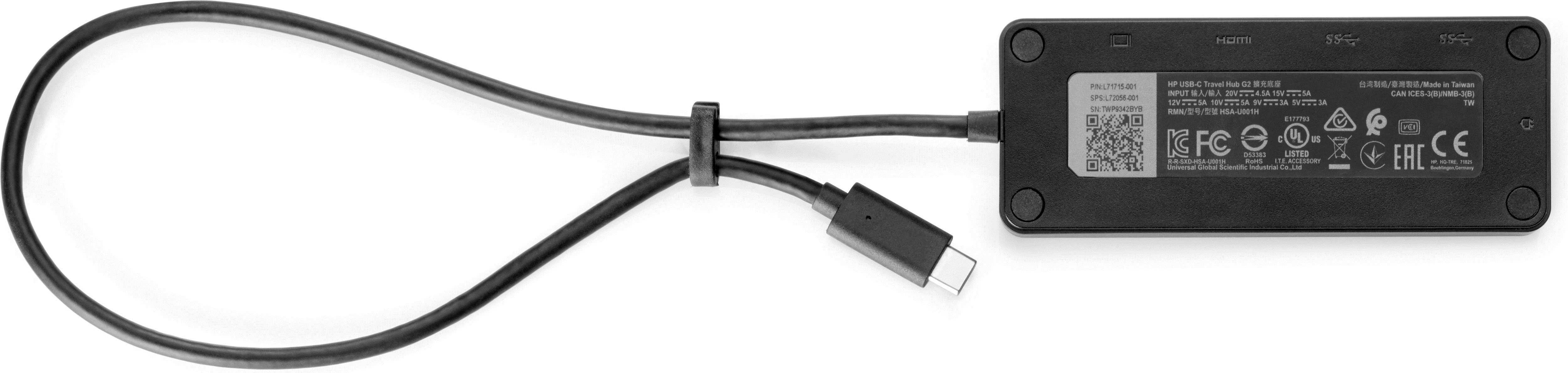 Hewlett Packard (HP) HP USB-C Travel Hub G2 EURO