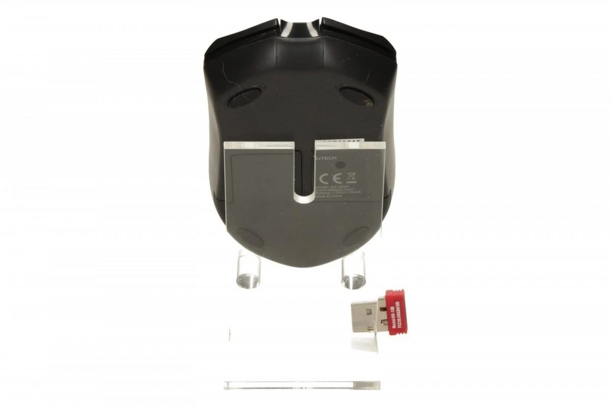 A4Tech Pelė G3-200NS Wireless, No, Juodas, Yes, Belaidė jungtis
