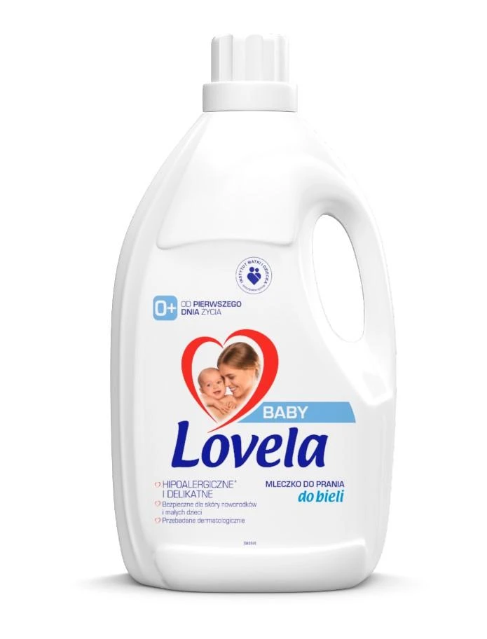 Lovela Baby hipoalergiczne mleczko do prania ubranek niemowlęcych i dziecięcych do bieli 4,5l
