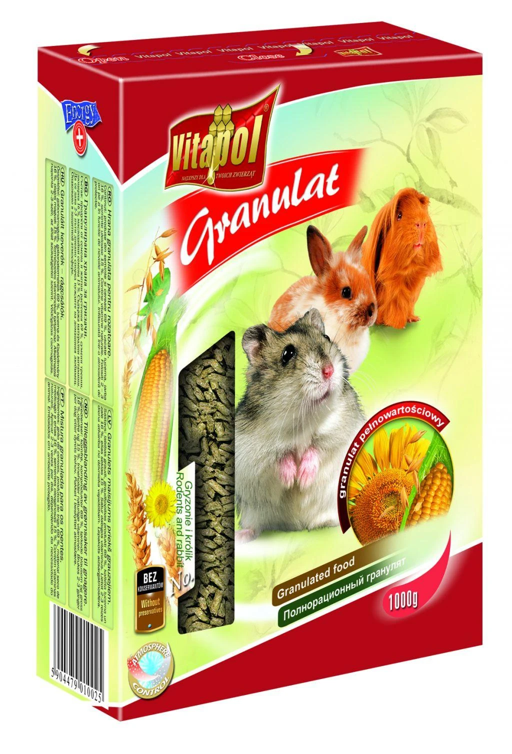 Vitapol Visavertis granuliuotas ėdalas graužikams ir triušiams1kg
