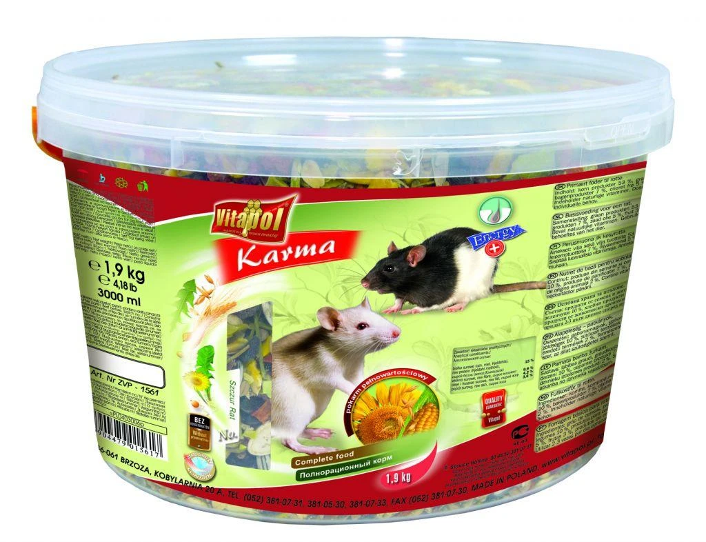 Vitapol MAISTAS žiurkėms - KIBIŠAS 1,9kg