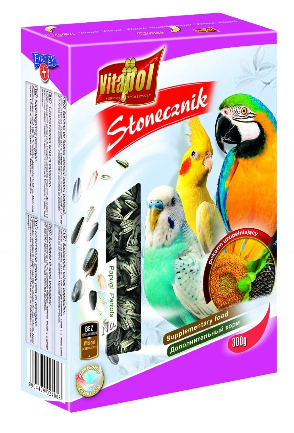 Vitapol saulėgrąžos paukščiams 300g