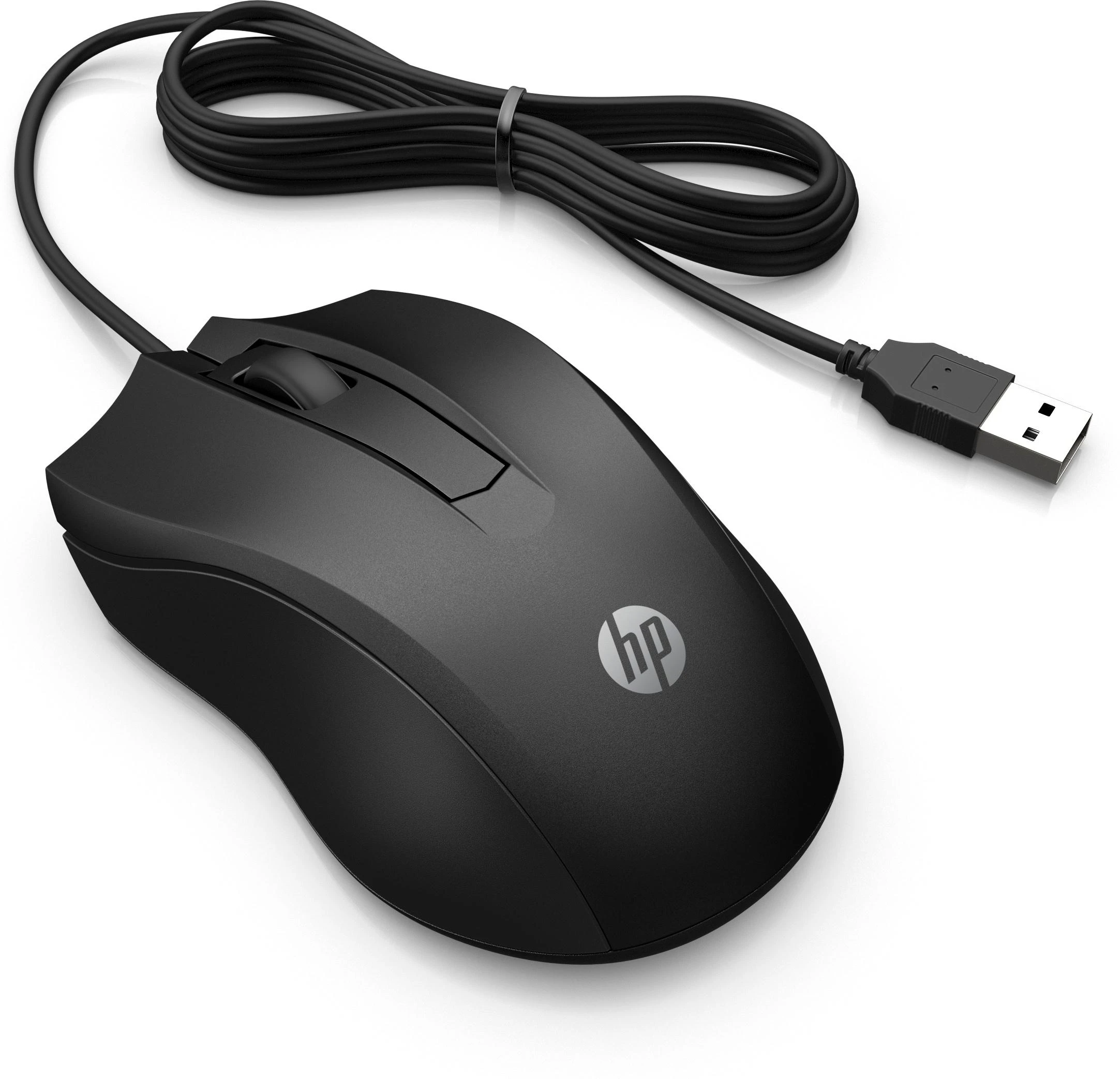 Hewlett Packard (HP) HP 100 USB Pelė su laidu - Juodas