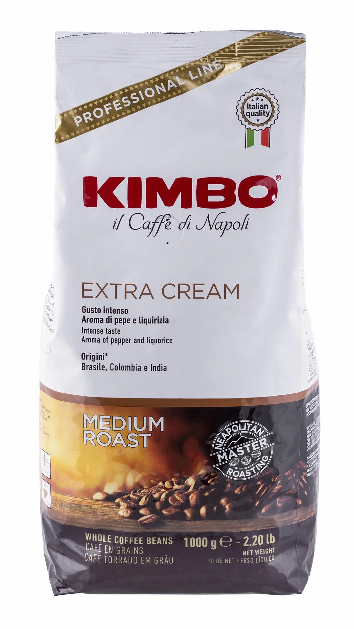 Kavos pupelės Kimbo Extra Kremas 1kg