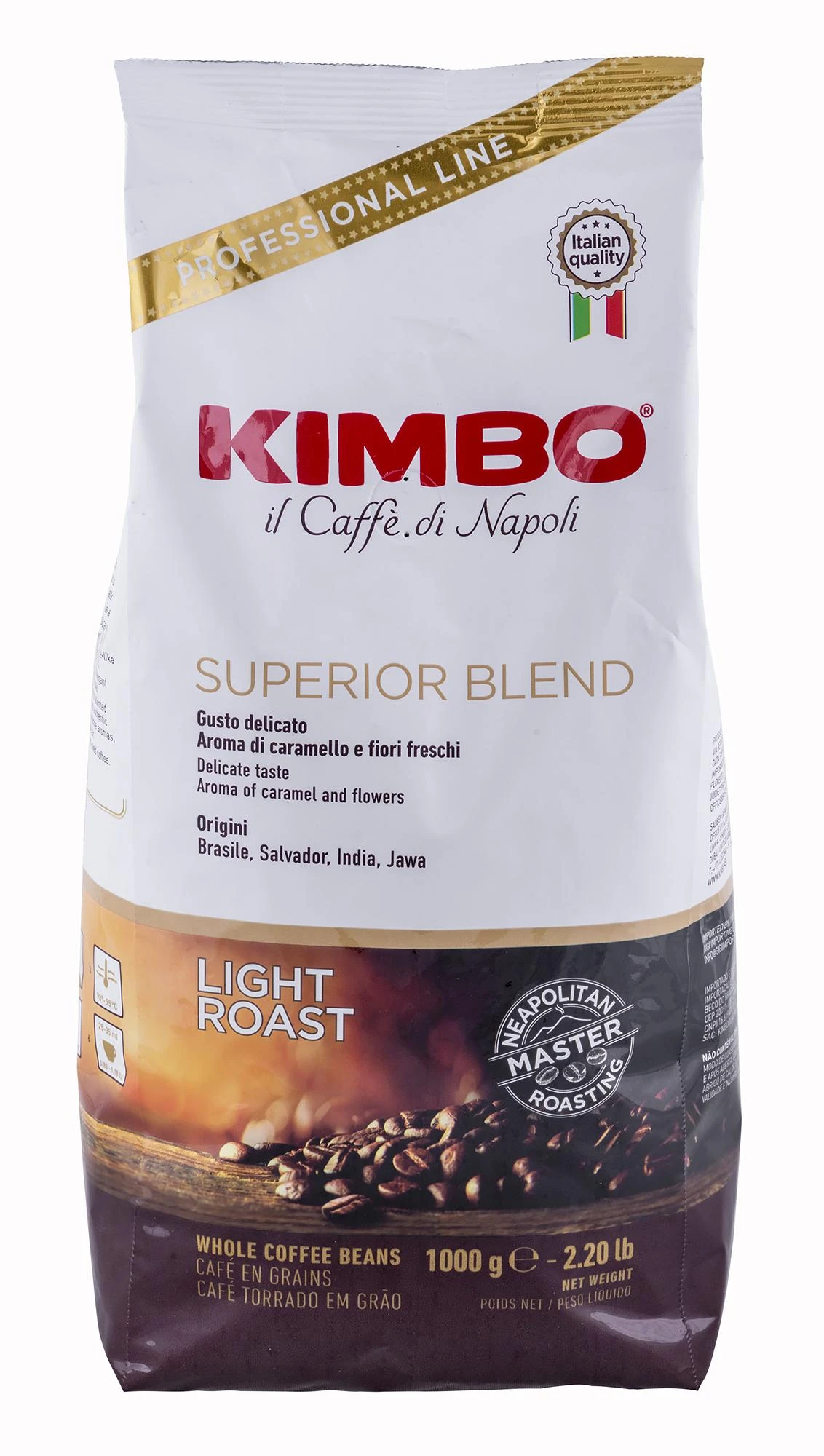 Kimbo Superior Blend 1kg kavos pupelių