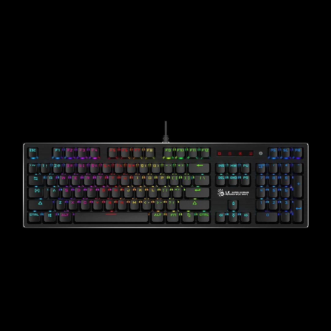 Mechaninė klaviatūra A4Tech Bloody B802R RGB (LK Blue Switch)