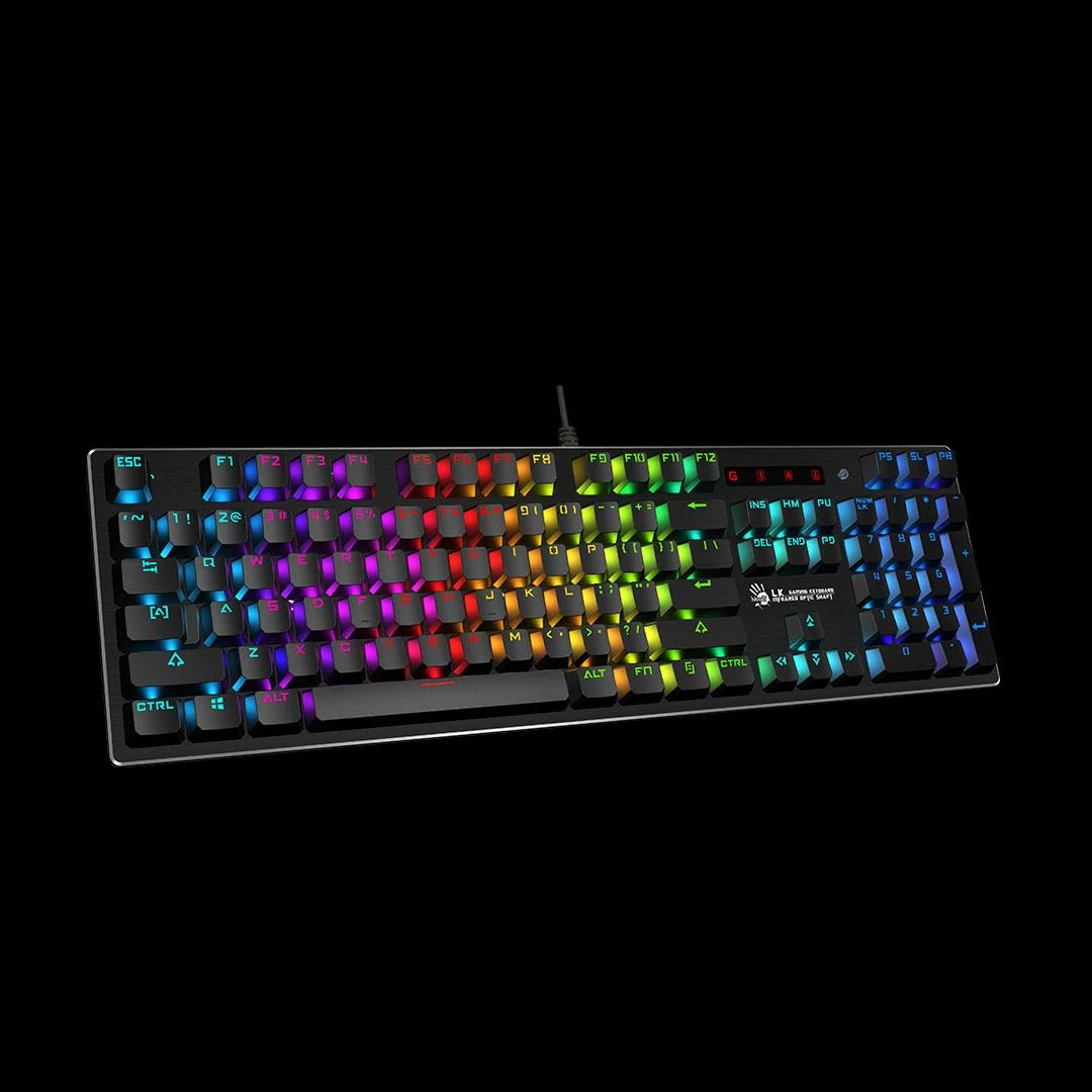 Mechaninė klaviatūra A4Tech Bloody B802R RGB (LK Blue Switch)