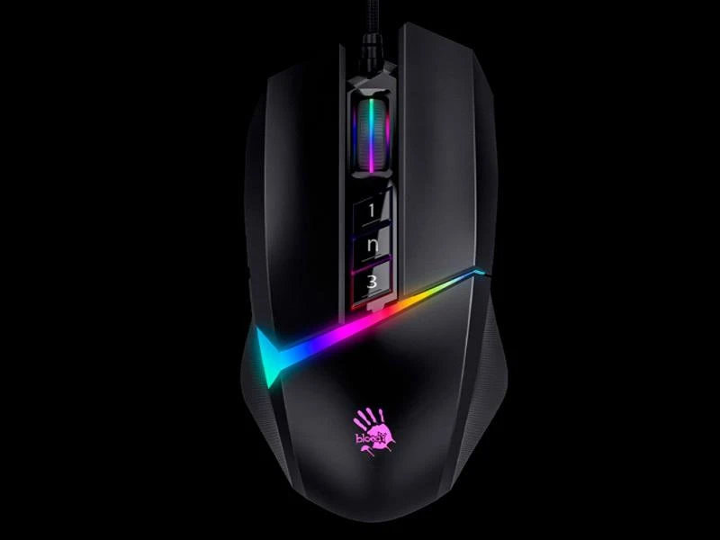 A4Tech BLOODY W60 MAX Stone Juodas USB Activated Pelė