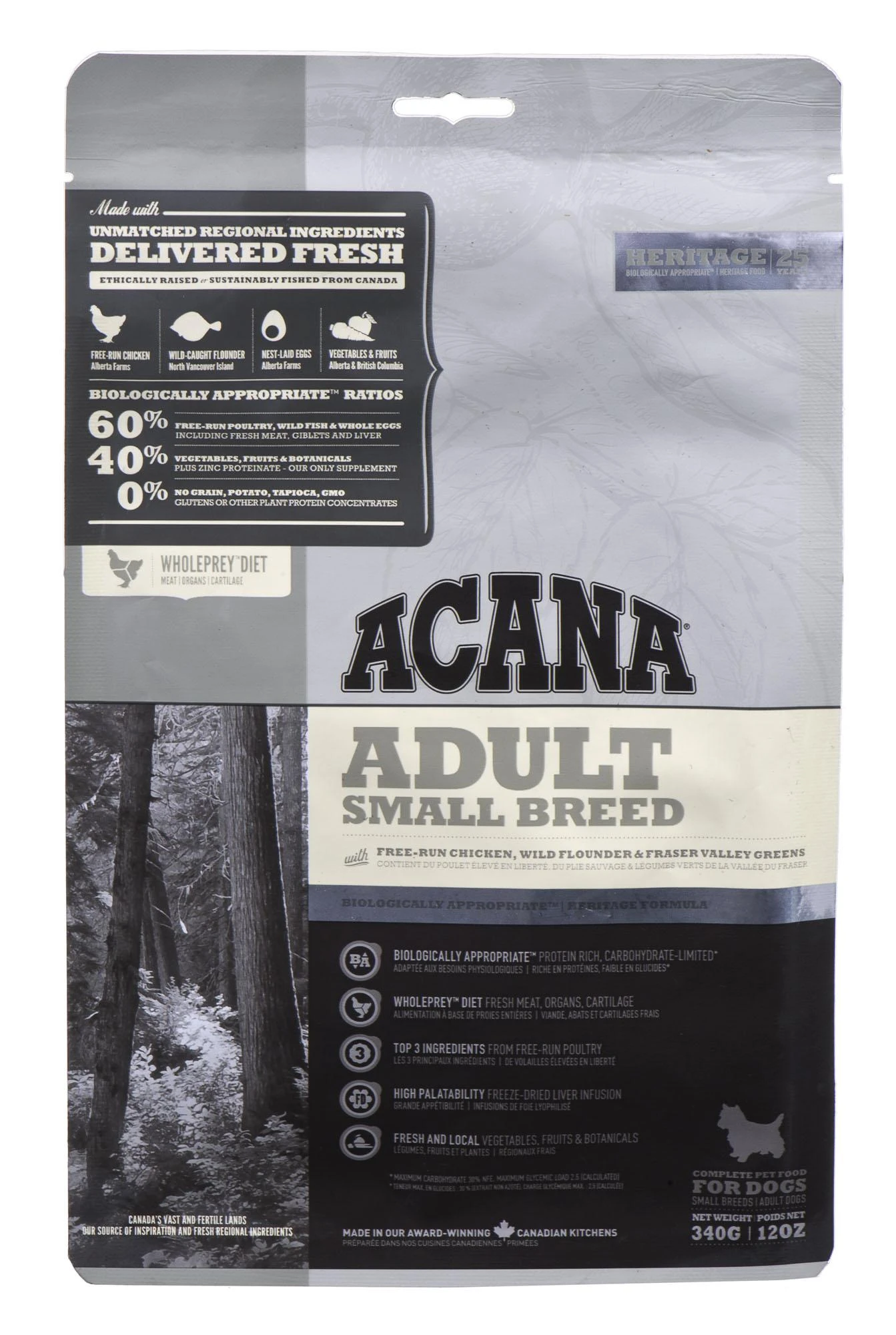 Acana Adult mažos veislės 340g