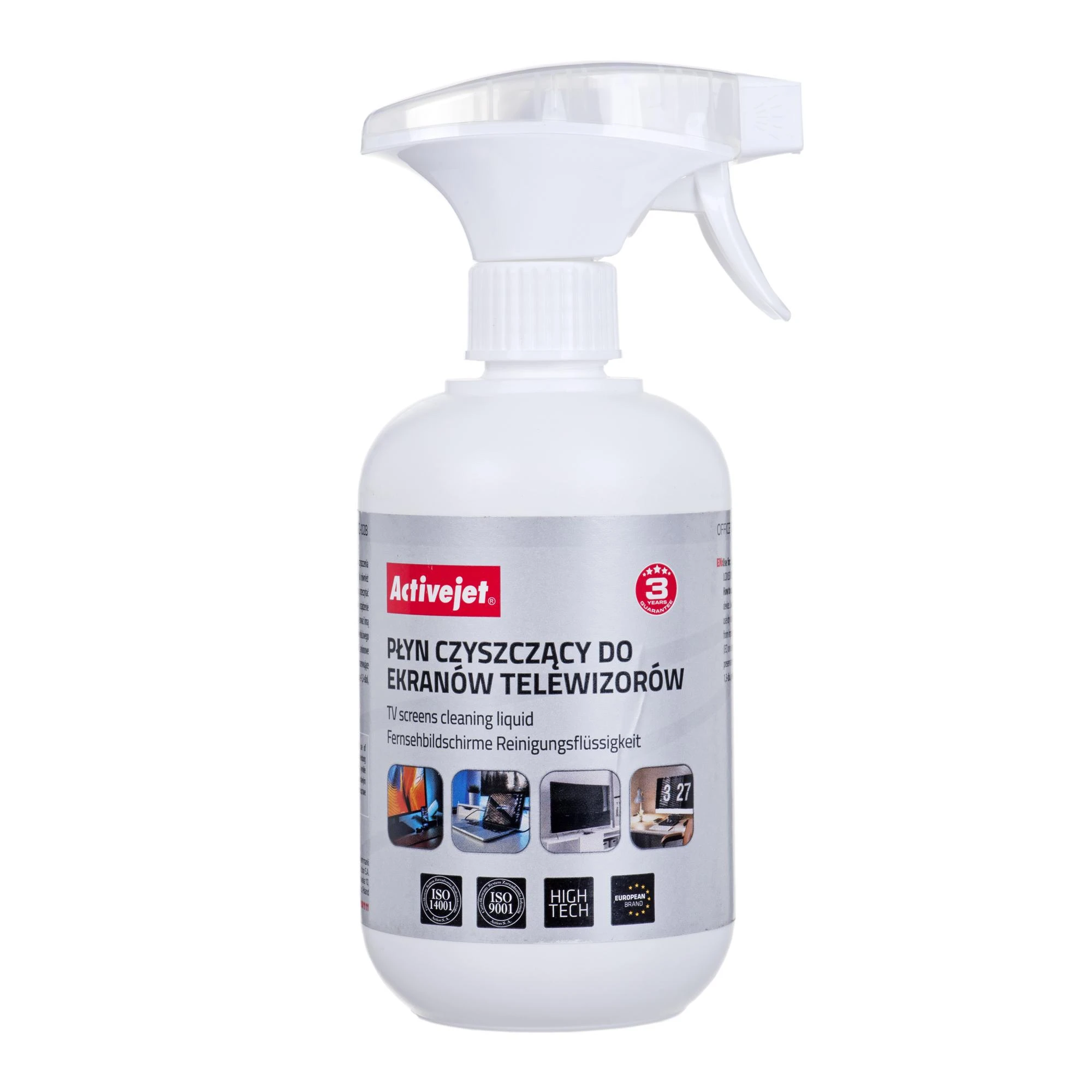 Valymo Skystis - Activejet AOC-028 500 ml LCD/LED/OLED Ekranams