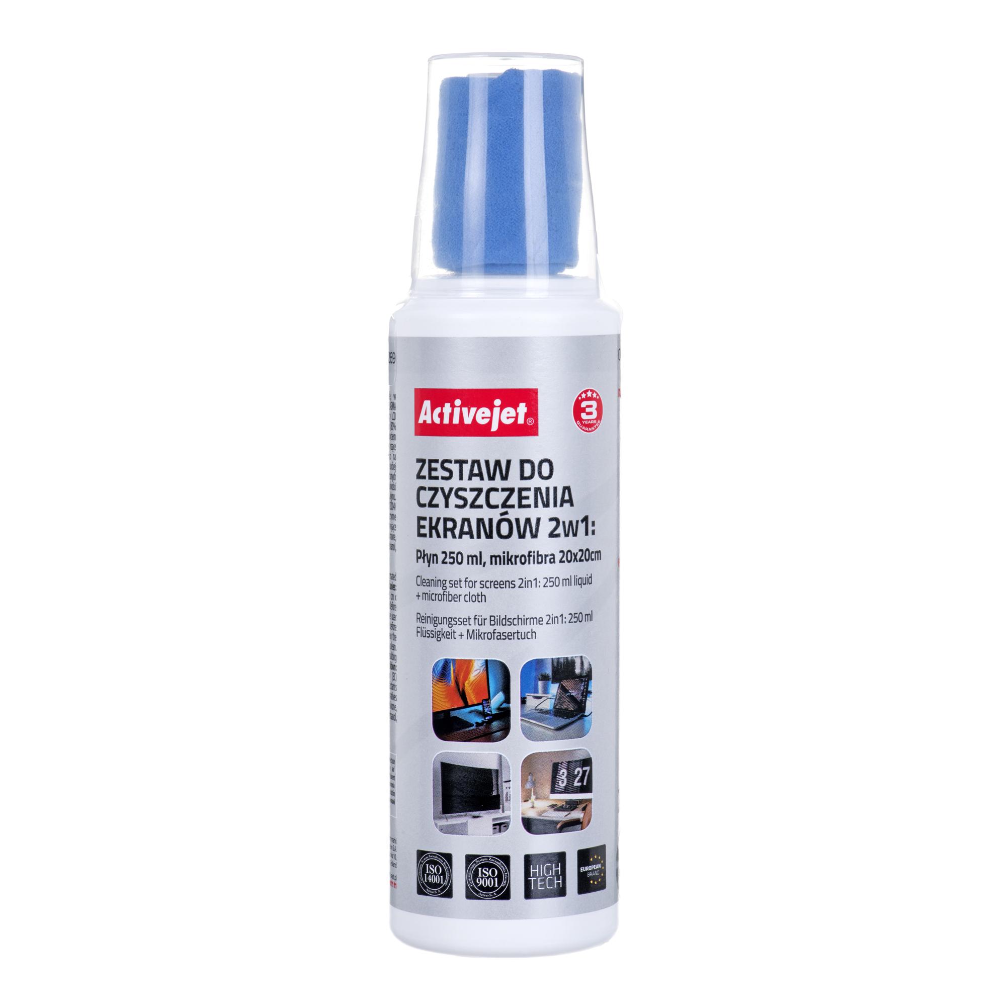 Ekrano Valiklis - Activejet 2in1 250 ml/20x20 cm