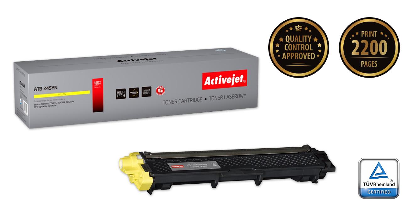 Toneris ActiveJet ATB-245YN | geltona | 2200 psl. | Brolis TN-245Y