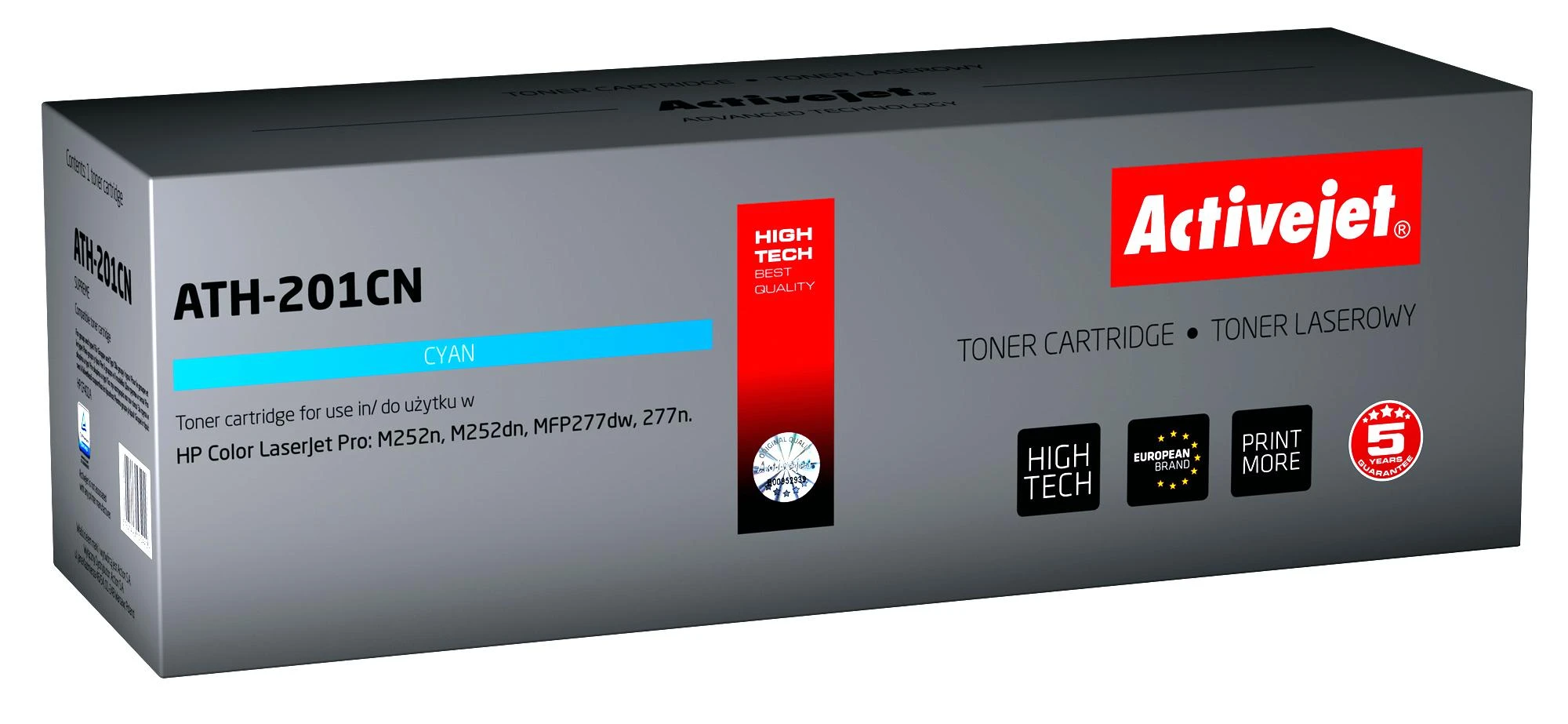 Tonerio Kasetė - Activejet ATH-201CN Mėlyna 1400 Puslapių