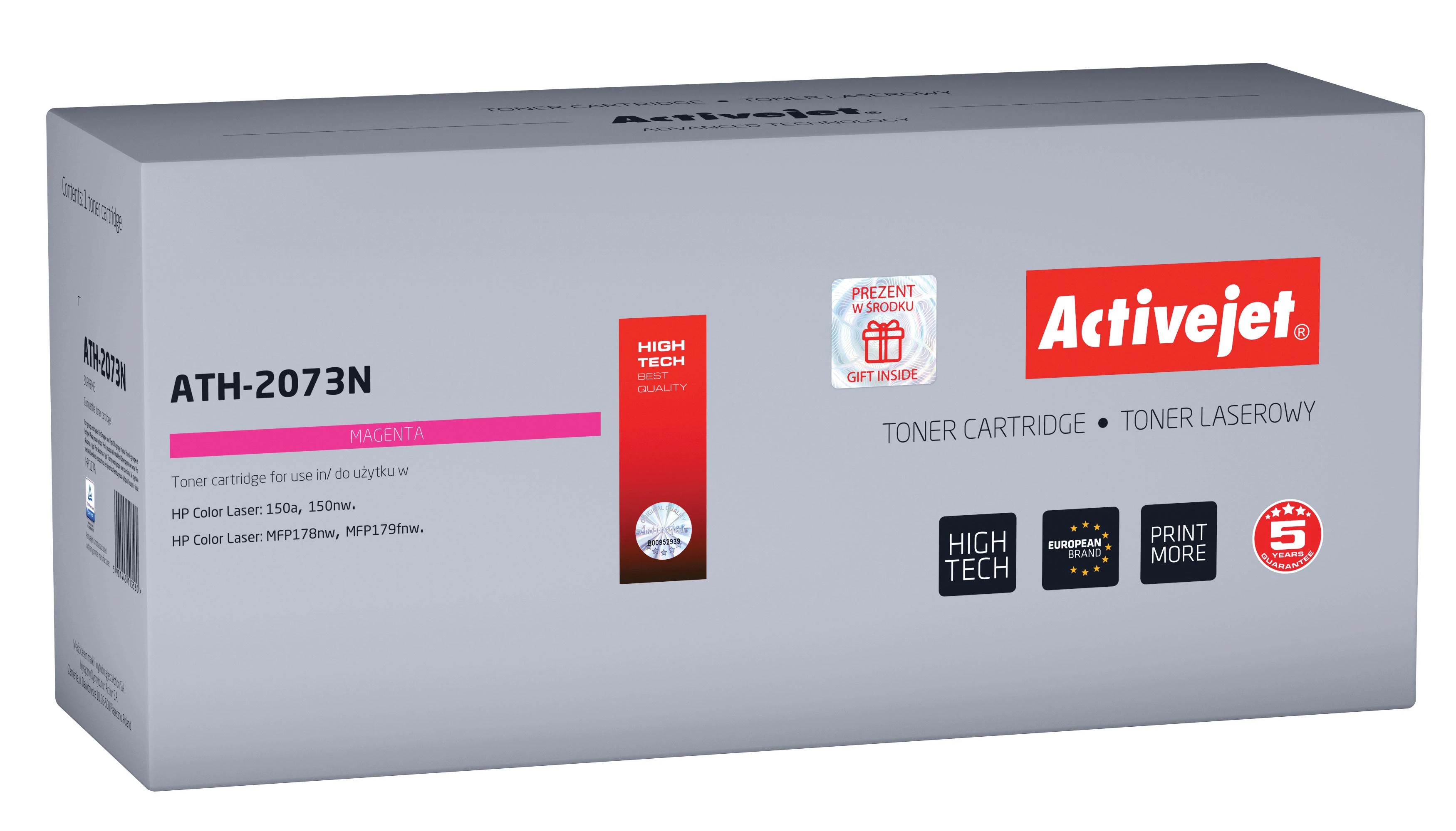Tonerio Kasetė - Activejet ATH-2073N 700 puslapių Magenta