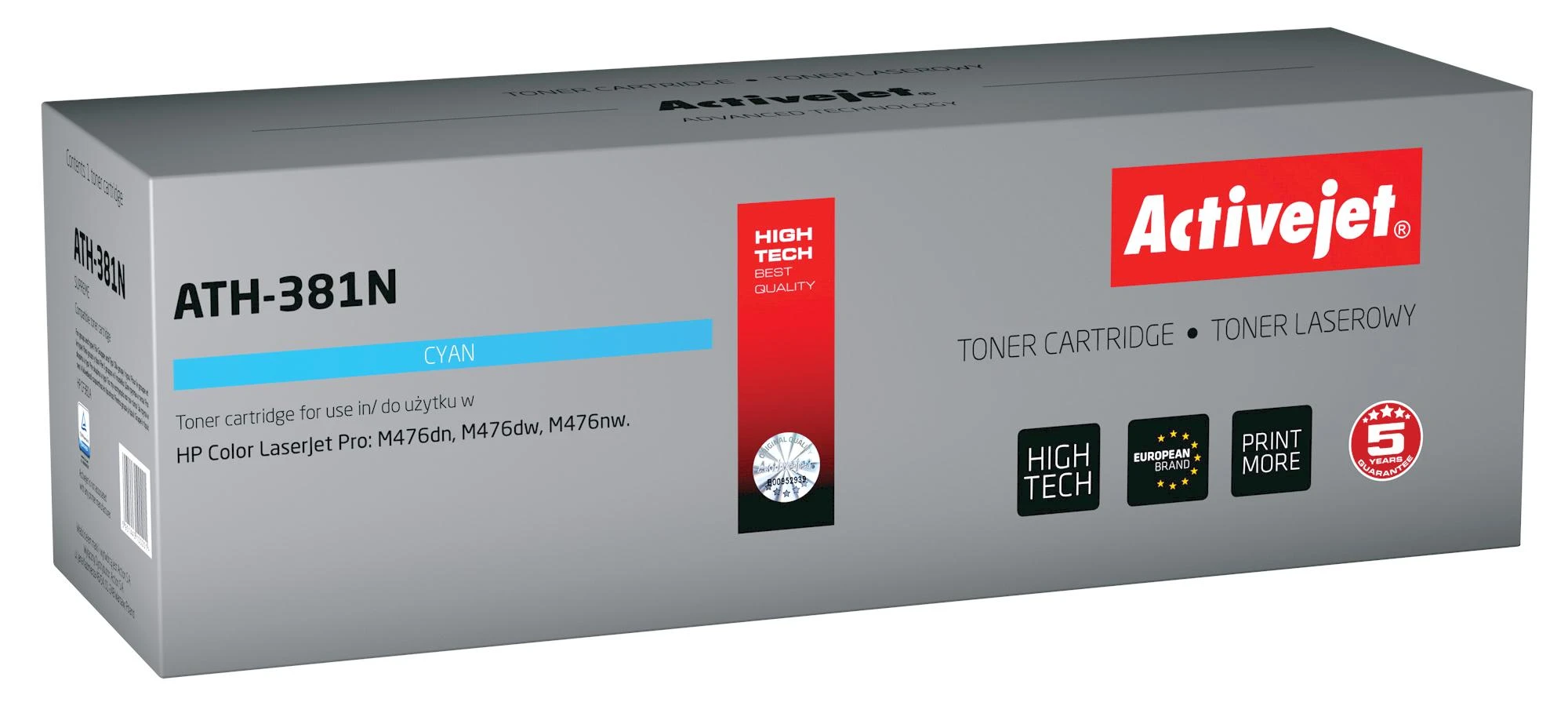 Toneris - Activejet ATH-381N Suderinamas Su HP 312A, 2700 Puslapių, Mėlynas