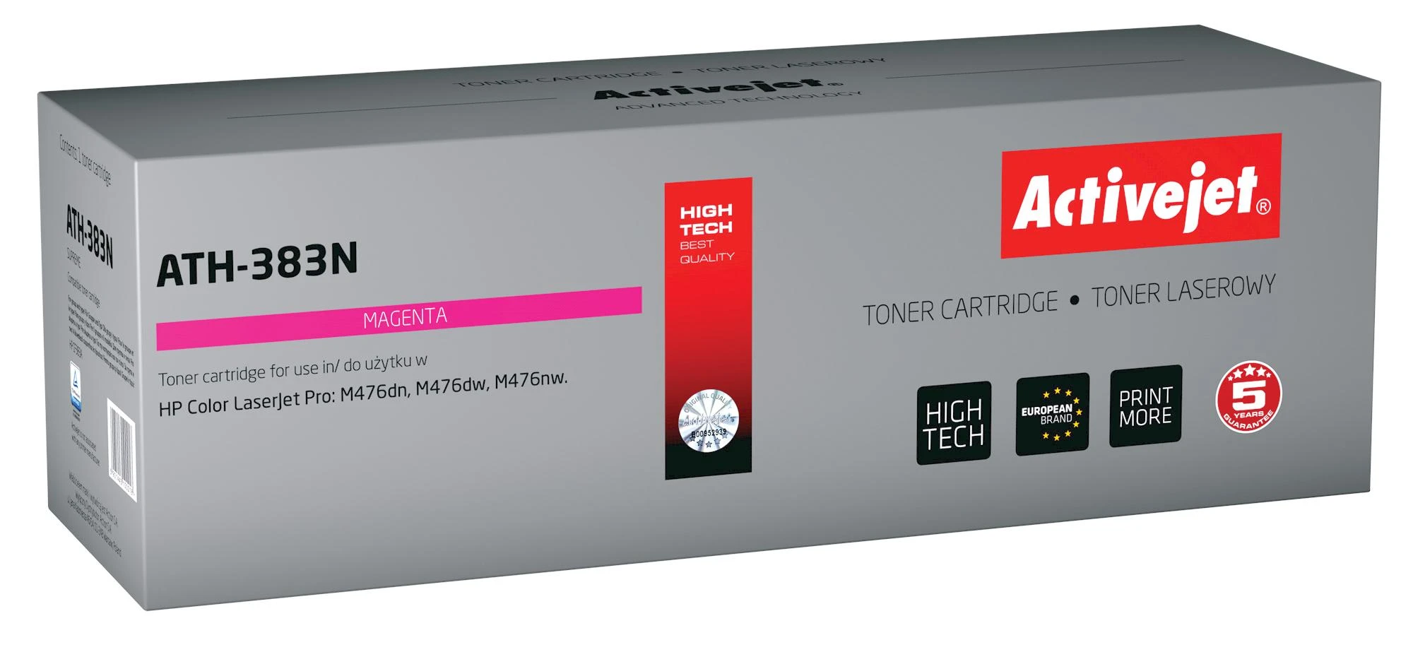 Tonerio Kasetė - Activejet ATH-383N Magenta