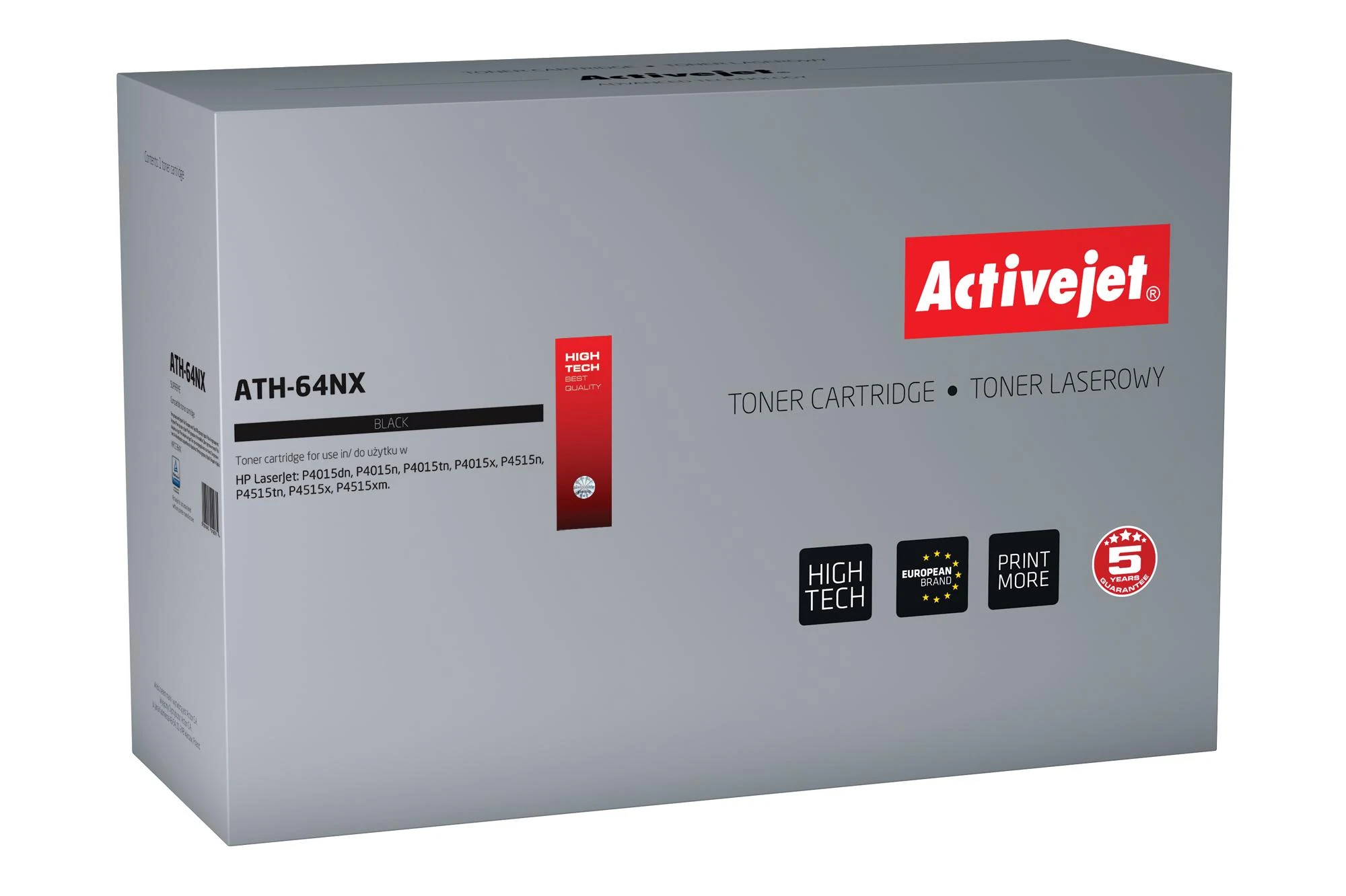 ActiveJet TONERIS, skirtas HP lazeriniam spausdintuvui (64X CC364X) juodas