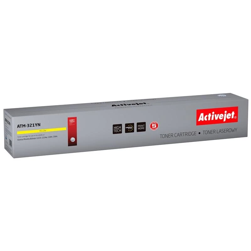 Tonerio Kasetė - Activejet ATM-321YN, 25000 Puslapių, Geltona