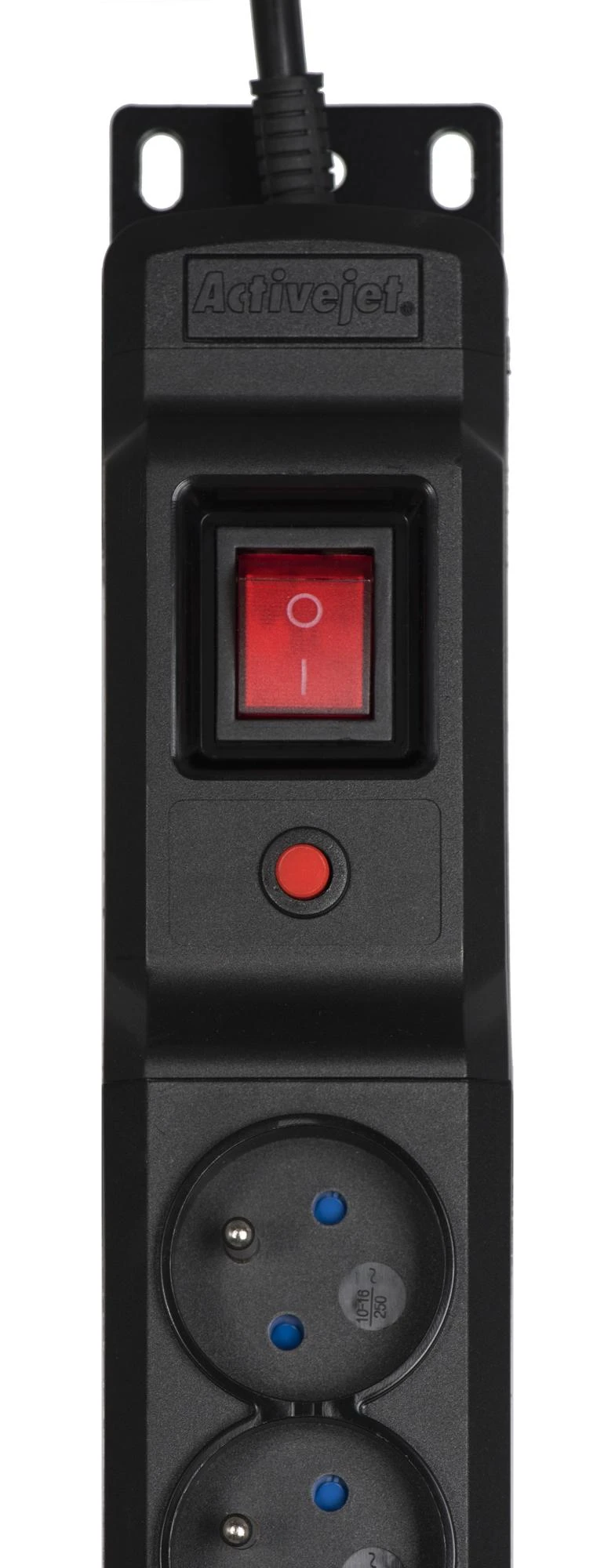 Activejet COMBO 12 lizdo maitinimo juostelė 1,5m juodas