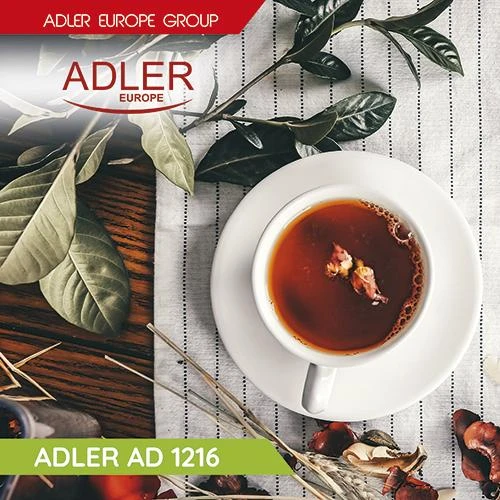 Adler | Virdulys | AD 1216 | Standard | 2000 W | 1.7 L | Nerūdijantis plienas | 360° rotational base