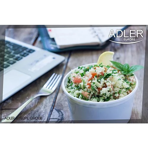 Adler | Pietų dėžutė | AD 4474 | Talpa 1,1 L | Baltas/ pilkas | Medžiaga Plastikas