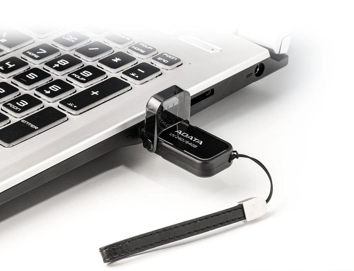 ADATA | DashDrive UV240 | 64 GB | USB Type-A | Juodas