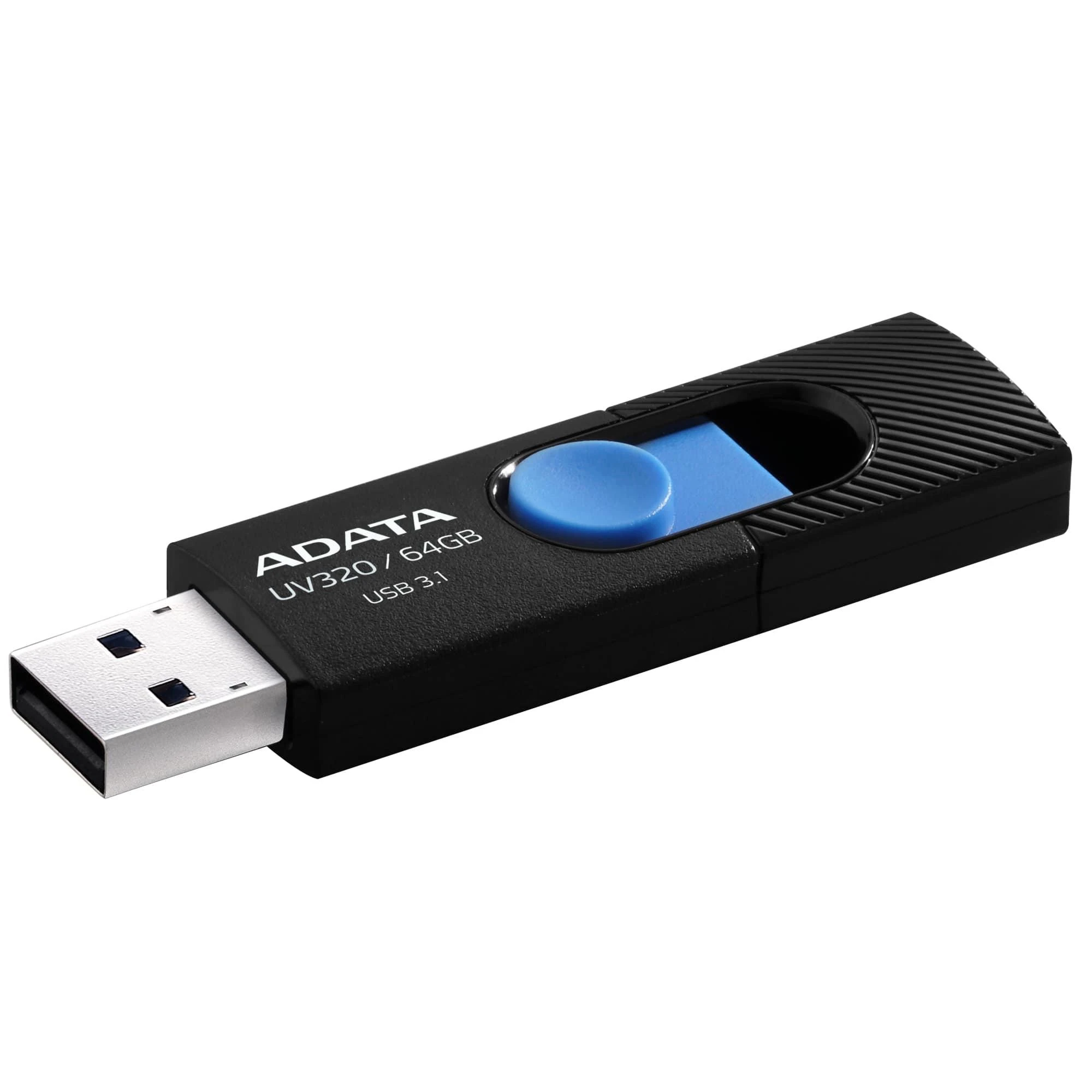 Atmintukas Adata UV320 64GB Juodas/Mėlynas