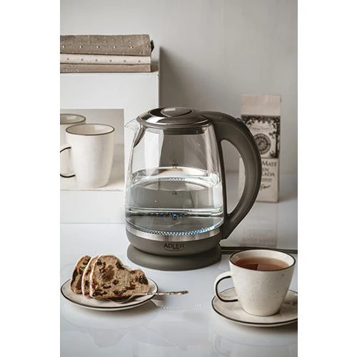 Adler | Virdulys | AD 1286 | Standard | 2200 W | 2 L | Plastic/Glass | 360° rotational base | Pilkas