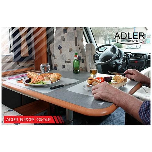 Adler | Laisvai pastatoma stalo kaitlentė | AD 6503 | Degiklių / virimo zonų skaičius: 1 | Elektrinė | Baltas