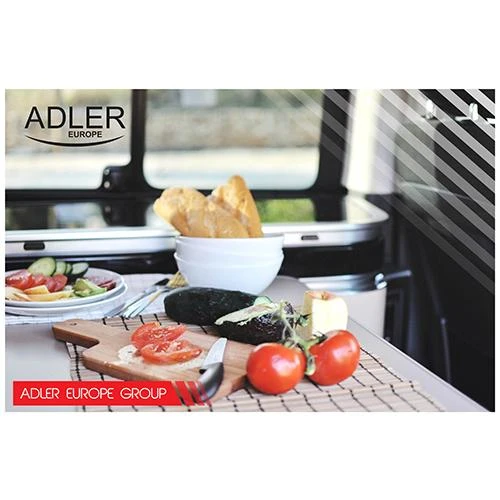 Adler | Laisvai pastatoma stalo kaitlentė | AD 6503 | Degiklių / virimo zonų skaičius: 1 | Elektrinė | Baltas