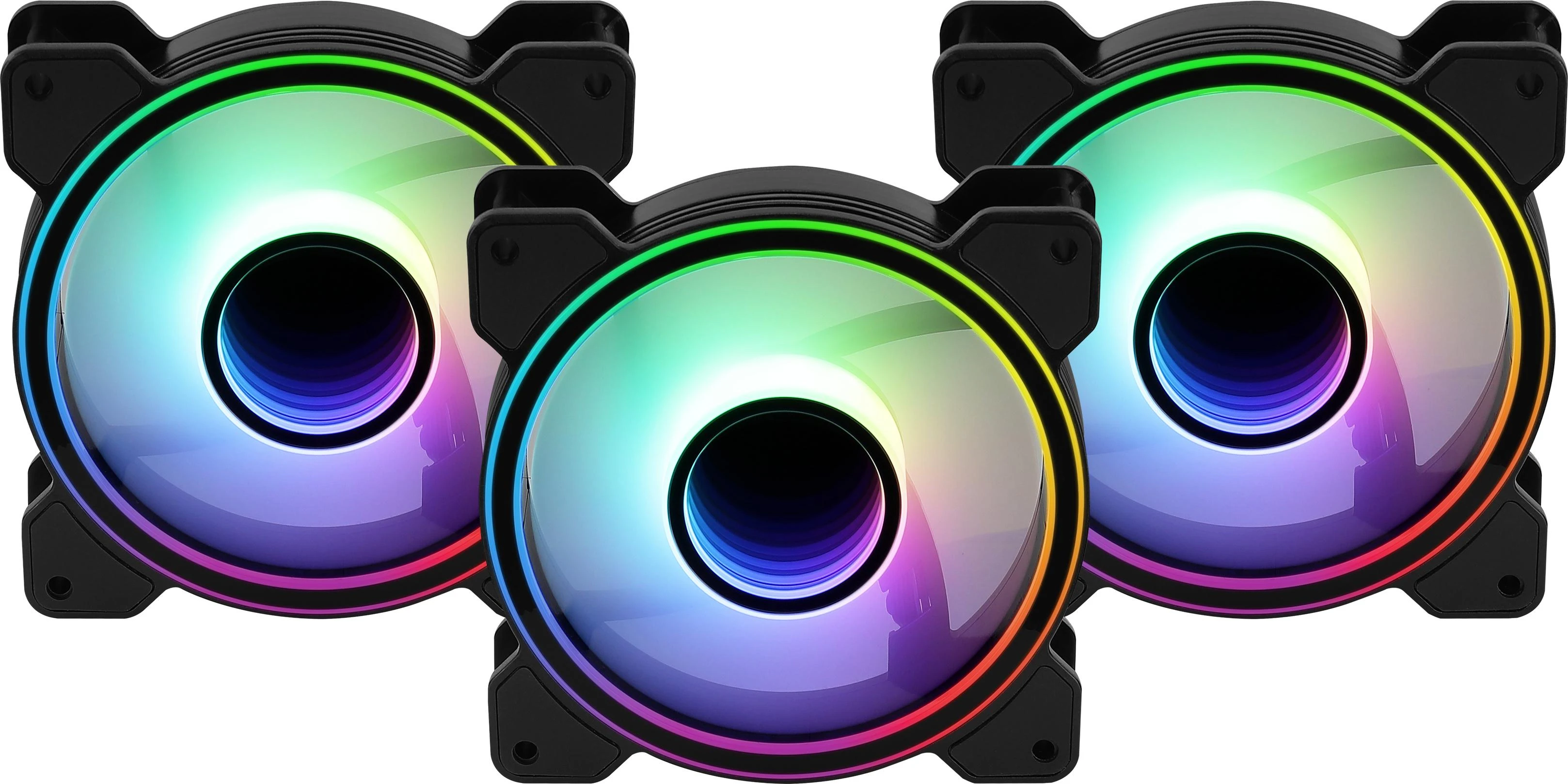 Ventiliatoriai - Aerocool Mirage 12 ARGB Pro 12 cm Juodi