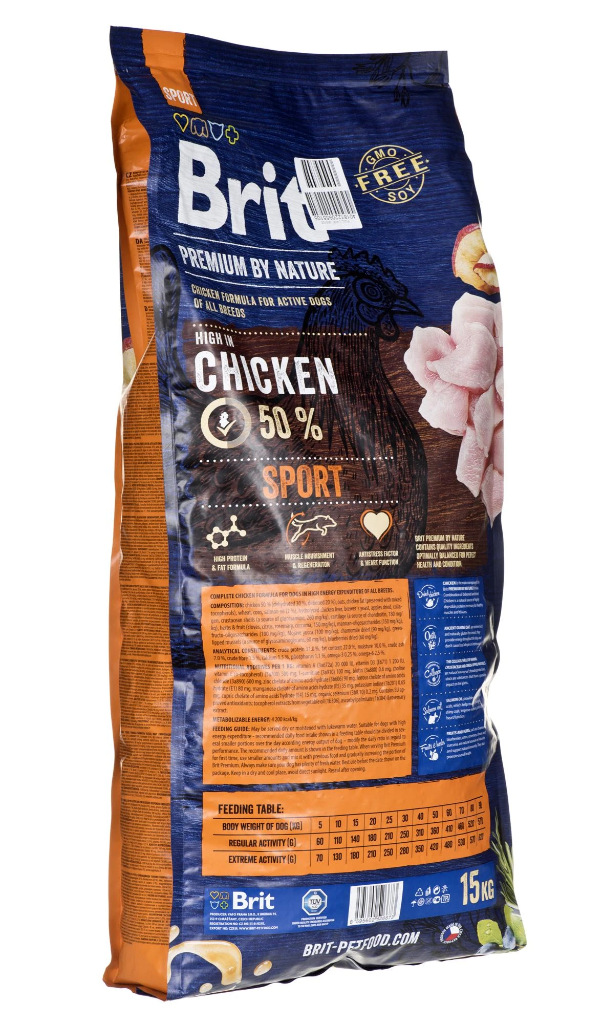 BRIT PREMIUM Dog by Nature Sport 15kg