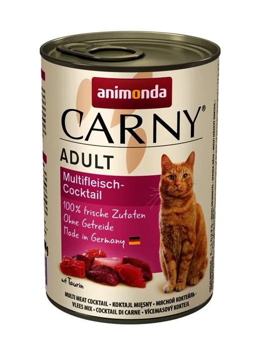 Animoda Kačių Maistas - ANIMONDA Carny Suaugusiųjų Multi Mėsa Kokteilis Drėgnas 200g Be Grūdų
