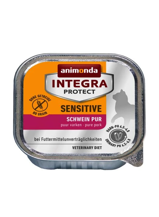 Animoda Kačių Maistas - ANIMONDA Integra Protect Suaugusiųjų Jautrus Kiaulienos Drėgnas 100g