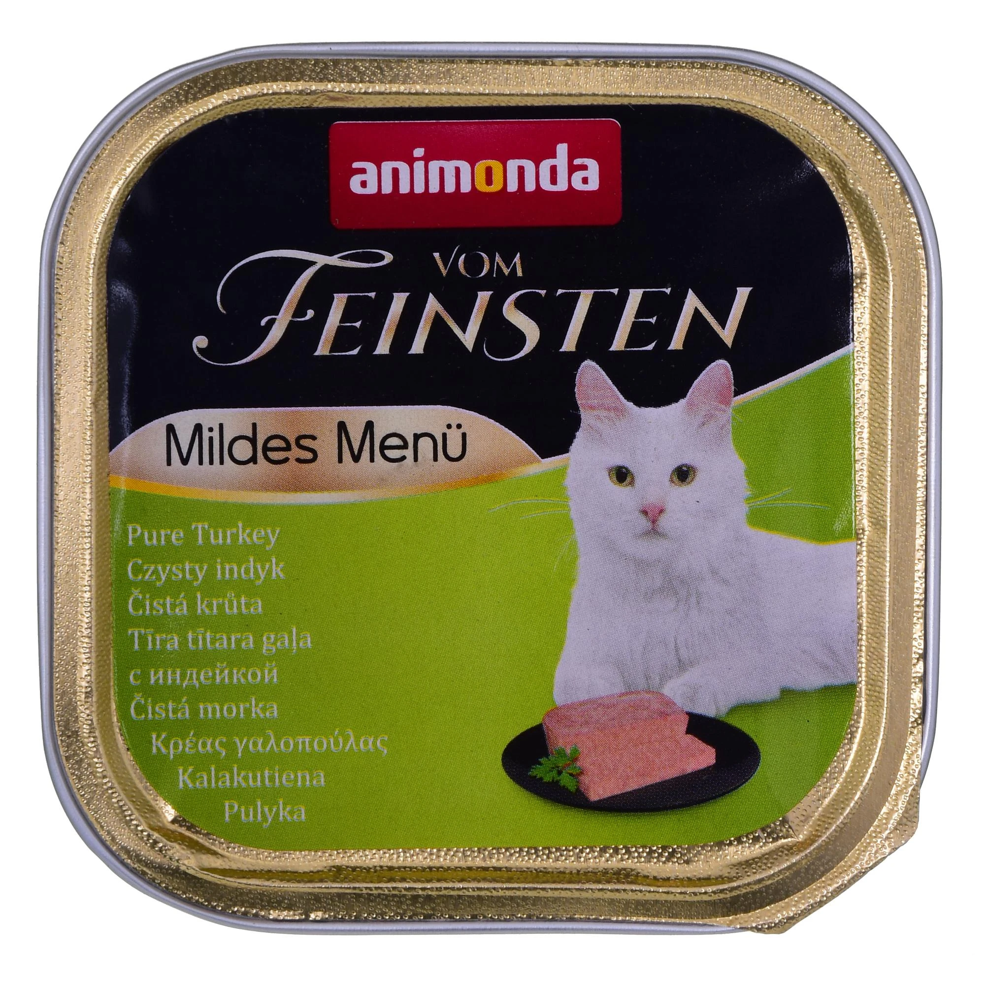 Animoda Animonda Vom feinsten suaugusių kačių konservuotas pašaras su kalakutiena, 100 g