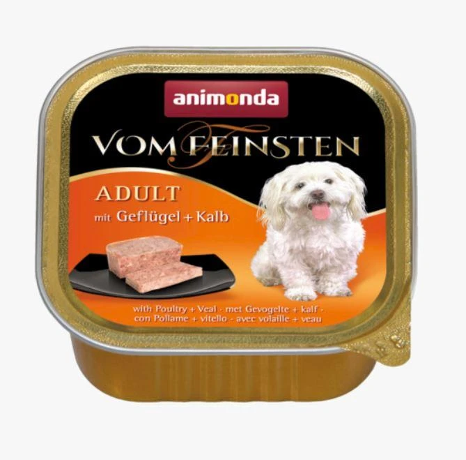 Animoda Animonda Vom feinsten classic 150g konservai šunims su paukštiena ir veršiena MR
