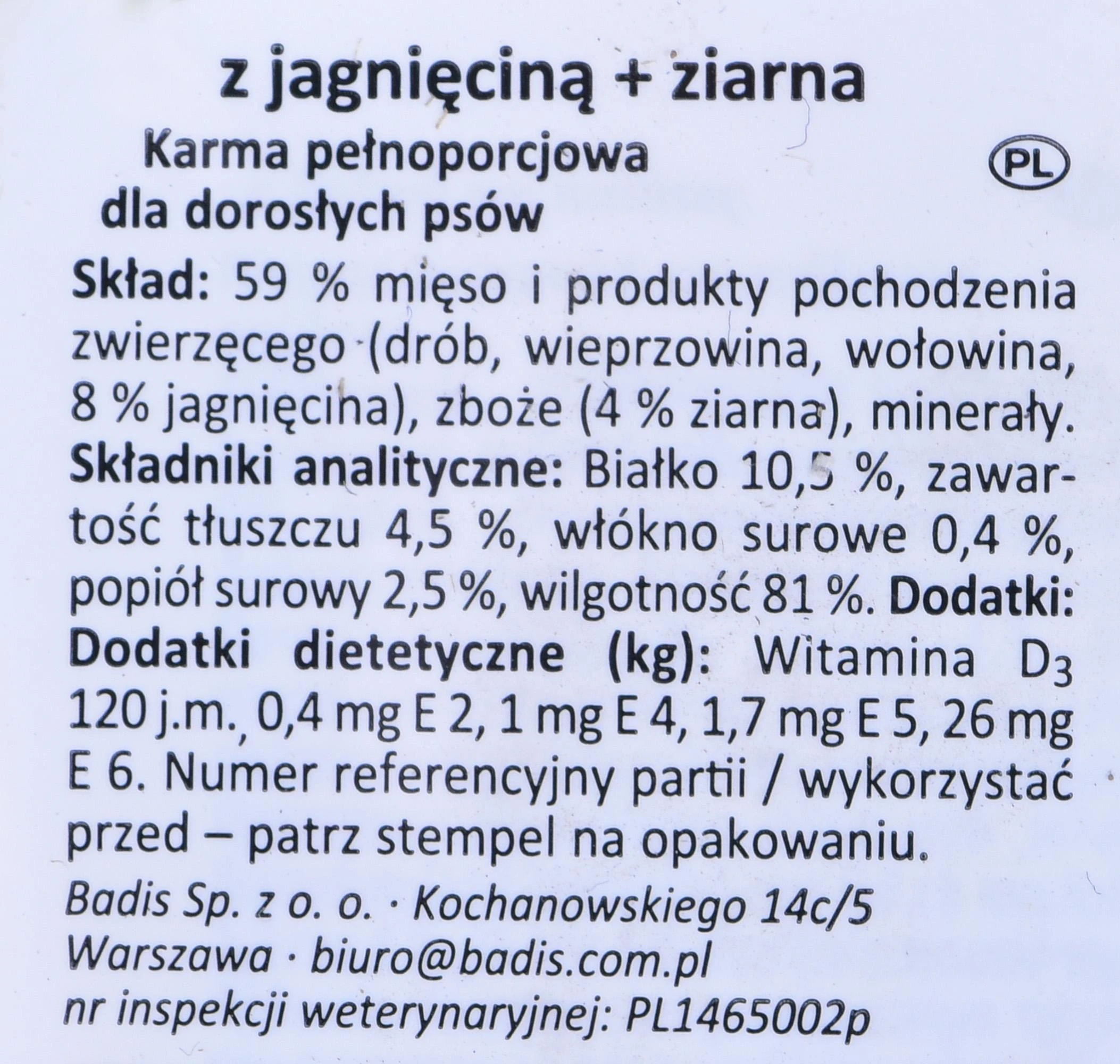 Animoda Animonda Vom feinsten menue 150g konservai šunims su ėriena ir grūdais