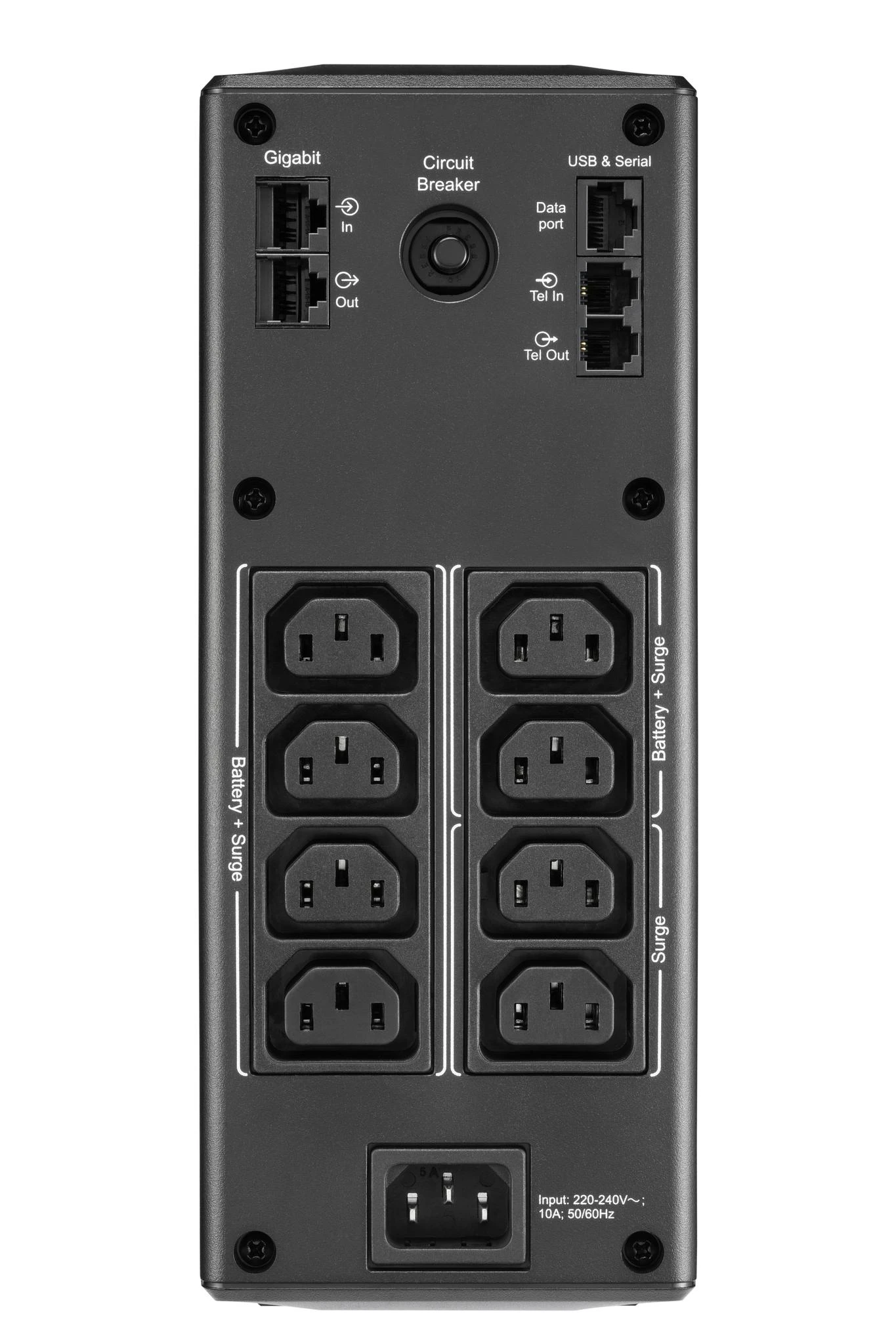 APC BACK UPS PRO BR 1300VA, 8 OUTLETS, AVR, LCD SĄSAJA