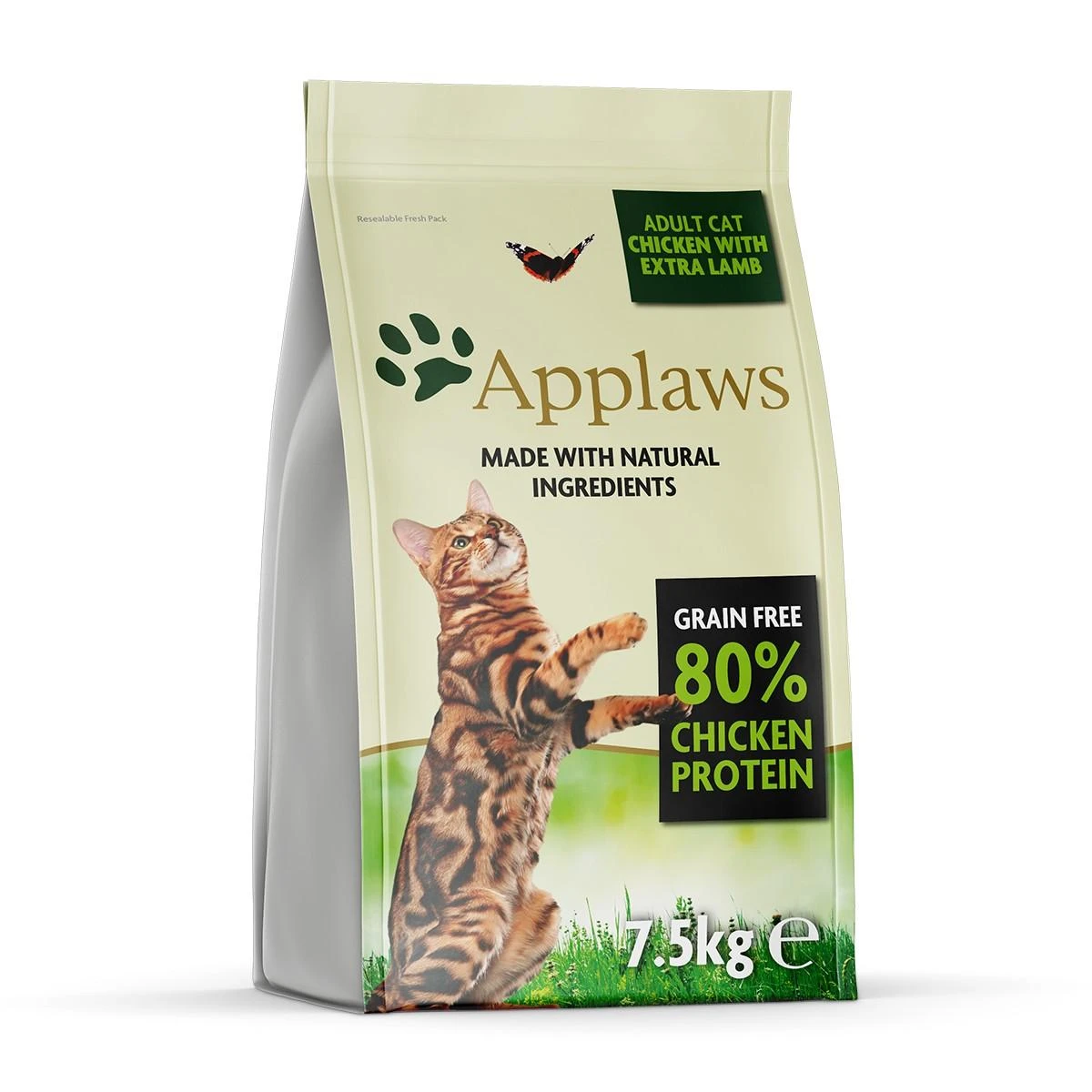 APPLAWS vištiena su ėriena - dry cat food - 7,5kg