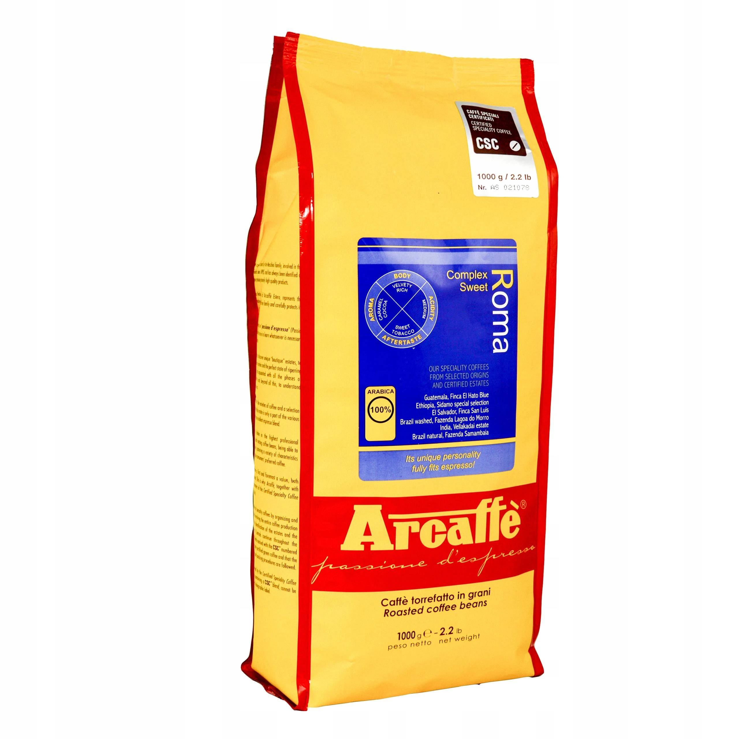 Arcaffe Roma Ziarno 1kg