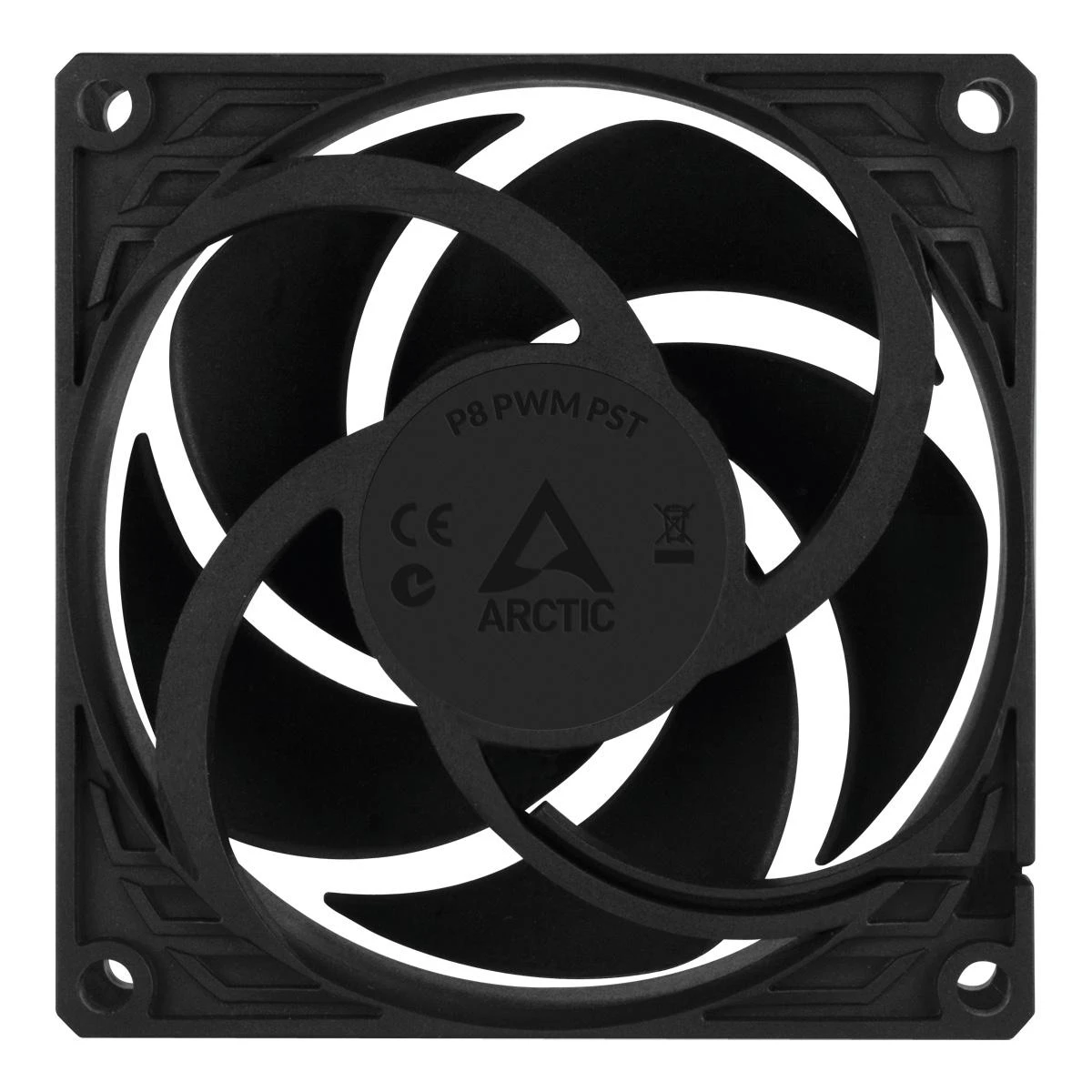 Arctic Cooling ARCTIC P8 PWM PST Kompiuterio korpusui Ventiliatorius 8 cm Juoda