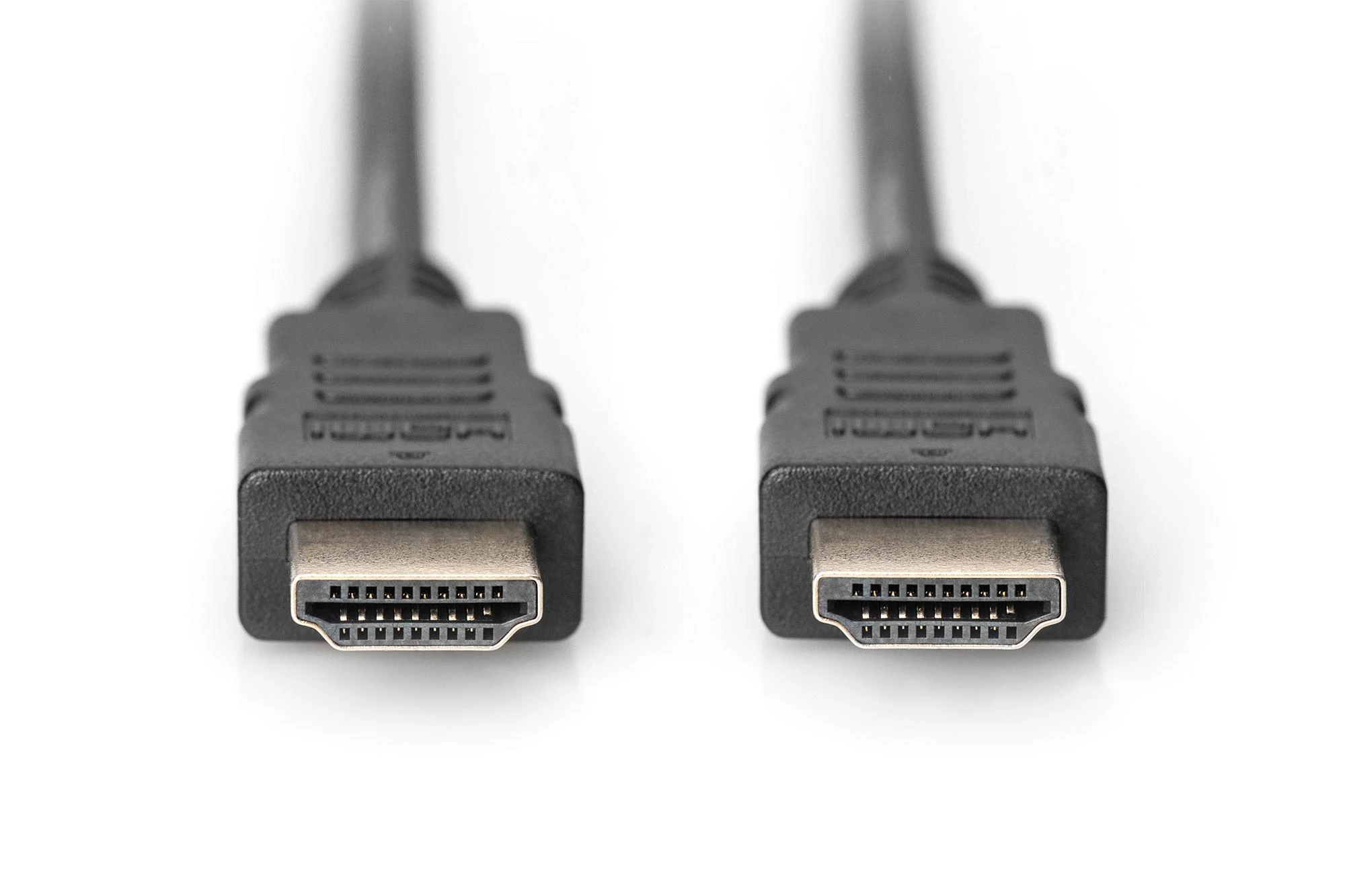 Assmann Electronic DIGITUS HDMI laidas High Speed su Ethernet TYP A 1.4 AWG32 auksinis M/M 2xekranuotas juodas/pilkas 5.0m