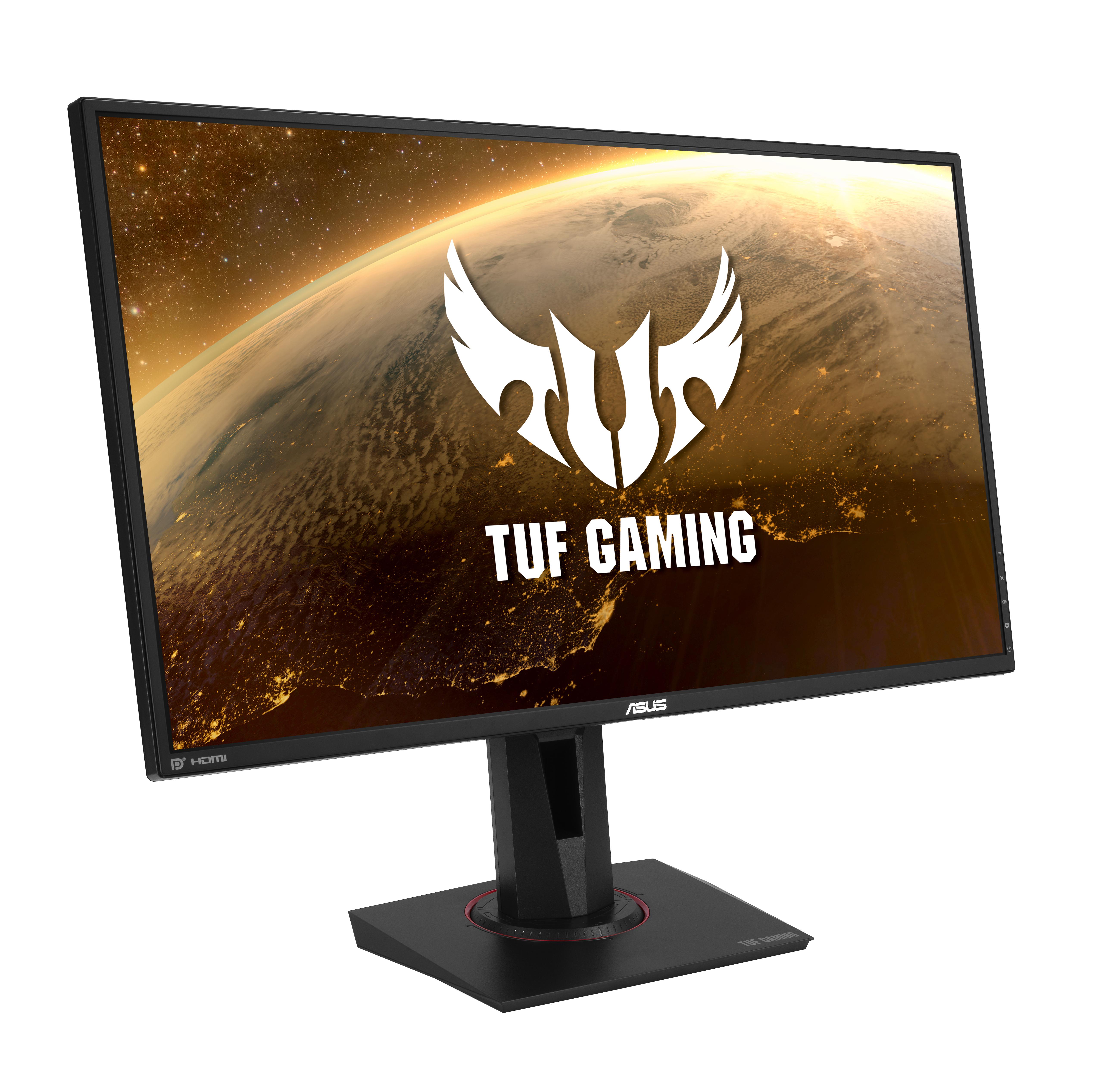 Monitorius Asus Gaming VG27AQ/IPS, WQHD, 2560 x 1440 pikselių, 16:9, 1 ms, 350 cd/m², Juodas