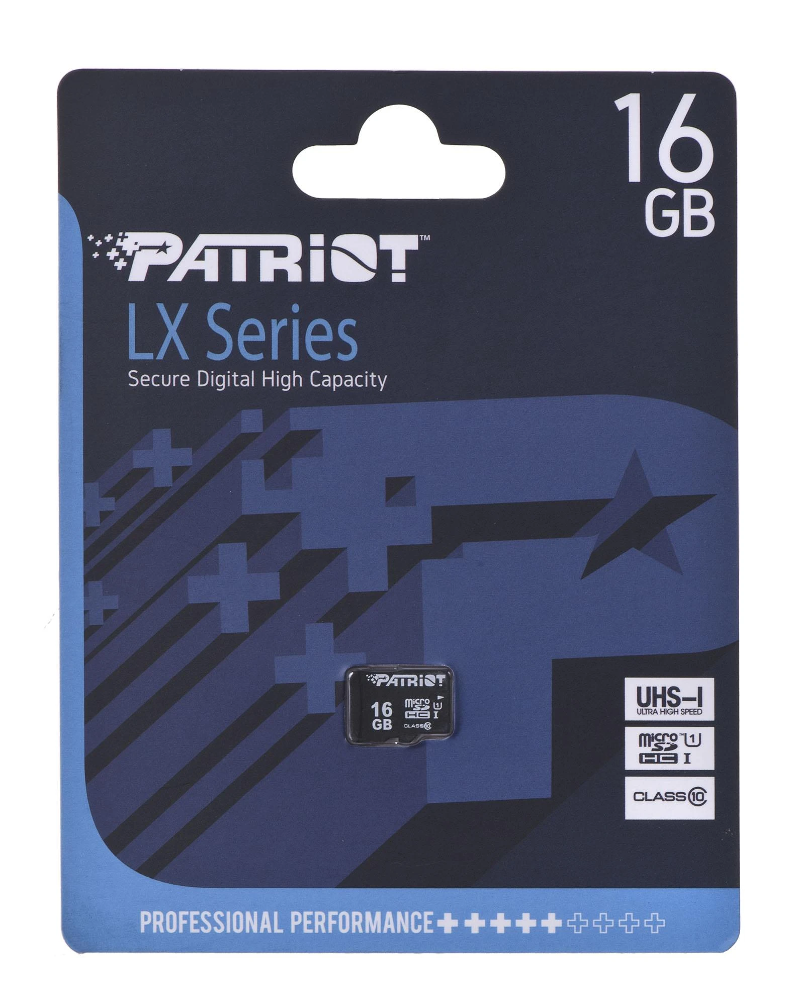 Patriot 16GB MicroSD pakuotė