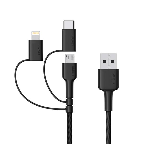 Aukey 3in1 pintas kabelis CB-BAL05