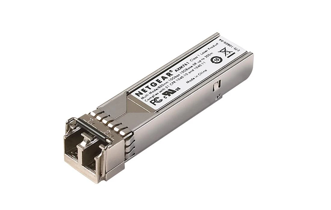 Šakotuvas Netgear AXM761-10000S SFP+, kelių režimų šviesolaidis, dvigubas LC, 10/100/1000/10000 Mbit/s, maksimalus perdavimo atstumas 550 m