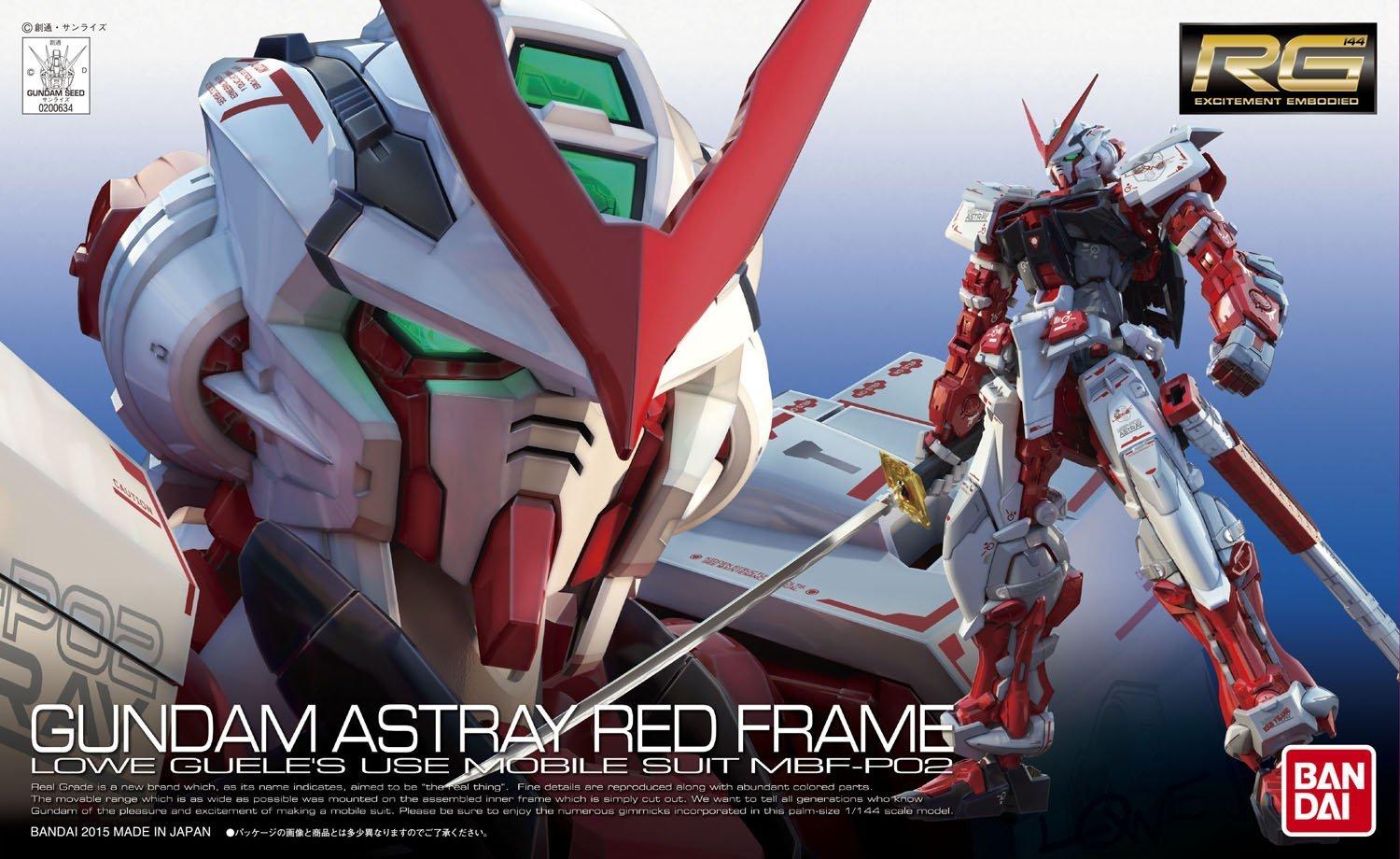 Bandai RG 1/144 GUNDAM ASTRAY Raudonas FRAME