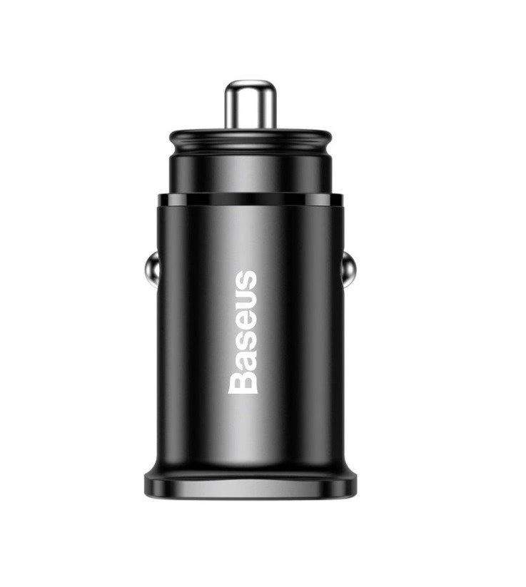 Baseus Square automobilinis įkroviklis PPS QC4.0 / PD3.0 5A 30W - Juodas