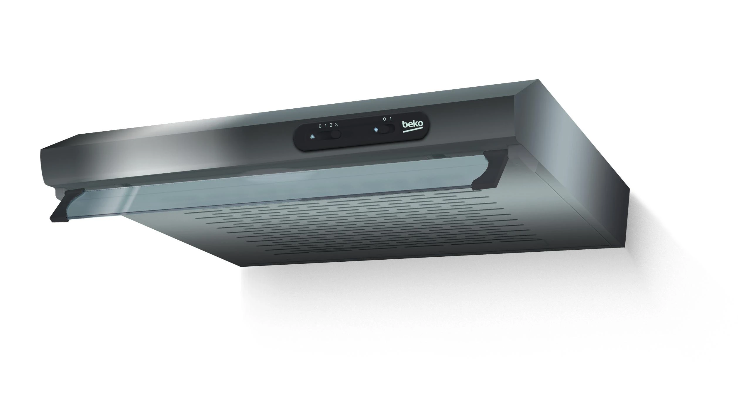 Gartraukis po spintele Beko CFB 6310 X (160 m3/h, 600mm, inox spalva)